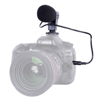 Microphone hautement omnidirectionnel stéréo de poche léger et portable pour Smartphone DSLR caméras d'action diffusion en direct