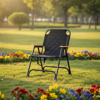 Chaise pliante de camping Kermit en promotion - Mobilier d'extérieur portable et respirant, écologique, pour jardin, parc, hôtel et entrepôt