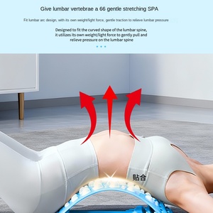 Plaque lombaire à fleurs de prunier pour les personnes âgées d'âge moyen, soulagement des disques intervertébraux lombaires, massage dorsal apaisant, étirement <span class=keywords><strong>du</strong></span> <span class=keywords><strong>dos</strong></span> arqué - Product Image 3