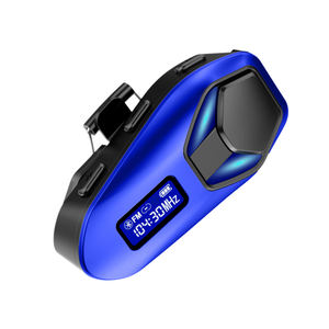 K13 Casco de Motocicleta Auriculares Inalámbricos Estéreo Control de Voz Bluetooth <span class=keywords><strong>Manos</strong></span> <span class=keywords><strong>Libres</strong></span> <span class=keywords><strong>Kit</strong></span> de Llamada con Luz Ambiental - Product Image 1