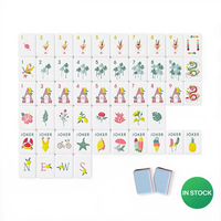 Tuiles de Mahjong Personnalisées de Luxe Thème Plage Flamant Rose Bleu Clair 160 Pièces en Acrylique Écologique Durable avec Tapis Lotus Blanc Mahjong Américain