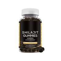 Gummies de Shilajit en Vente Directe d'Usine, 60 unités, avec Acide Fulvique pour la Vitalité Quotidienne et le Métabolisme – Compléments Alimentaires