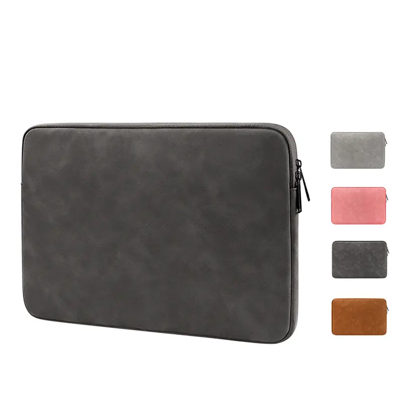 New Product Notebook Computer Pouch PU Leather Laptop Bag Sleeve Case Cover for Macbook