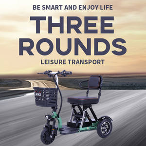 Triciclo Eléctrico Plegable Mini para Personas Mayores y Discapacitadas, Vehículo de Movilidad, Silla de Ruedas, Motocicleta con Batería de Litio - Product Image 6