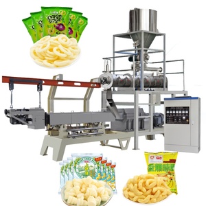 Ligne d'extrusion industrielle de produits soufflés non frits pour les collations de loisirs - Product Image 1