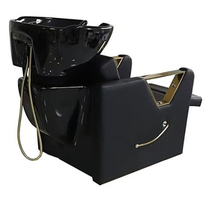 Sillón de Lavado de Cabello Metálico de Lujo para Salón de Belleza, con Elevación Manual y Color Personalizable - Product Image 5