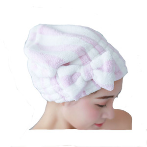 Tissu éponge super absorbant superfine sèche rapide microfibre de textile doux de luxe <span class=keywords><strong>En</strong></span> Velours Corail <span class=keywords><strong>Serviette</strong></span> de Cheveux - Product Image 5