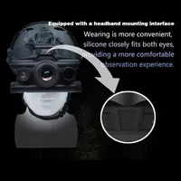 Binoculares de Visión Nocturna Digital 4K de 600M con Zoom 8X, Gafas Tácticas Infrarrojas para Casco, Telescopio de Caza