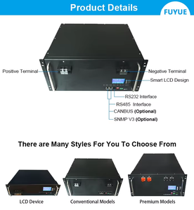 Bateria de Armazenamento para Sistema de Energia Solar Bluetooth 51.2V 50Ah 100Ah 200Ah 300Ah Bateria Solar de Lítio CAN para Energia Residencial - Product Image 6