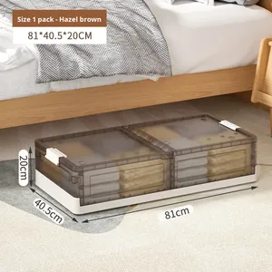 Caja de Almacenamiento Plegable de Gran Capacidad para Debajo de la Cama, Moderna y de Lujo, con Ruedas, a Prueba de Polvo, para Ropa y Edredones - Product Image 6