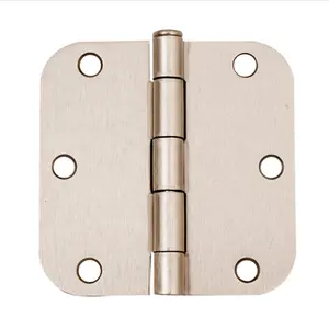 Американский стиль 3,5 "X3.5" X2.2 мм матовая хромированная сталь для жилых дверных петель железные ворота петли