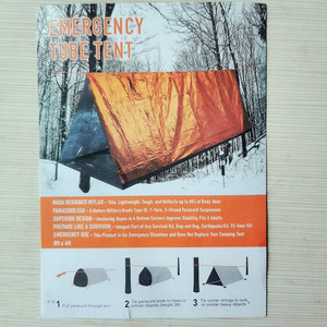Abri de randonnée léger, tente de survie imperméable et thermique pour situations d'urgence - Product Image 4