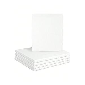 Toile de coton tendue avec cadre intérieur, taille personnalisée, impression UV blanche - Product Image 1