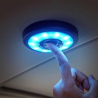 Lampe LED à chargement USB pour voiture, aimant de toit, lumières de coffre, dôme carré, plafonnier intérieur de véhicule, lampe de lecture intérieure de voiture, autre