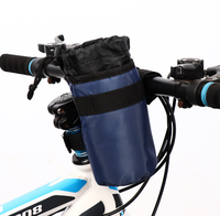Support de téléphone pour guidon de vélo 750 ml, poche en filet pour bouteille d'eau, ajustement universel pour VTT, vélo de route, vélo électrique, vélo pour enfants, fauteuil roulant