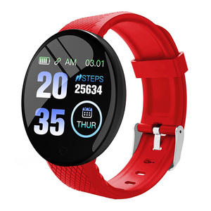D18 Smart <b>Watch</b> for Men Women Digital OLED Sports Fitness Tracker Blood Pressure Monitoring Waterproof Compass Rubber - Product Image 2