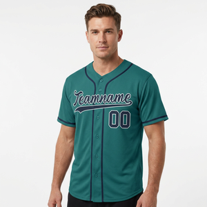 Baseball Softball Uniforms Customizable Breathable Printed Solid Plus Size Short Sleeve High Quality Unisex Sportswear Sets - Product Image 1