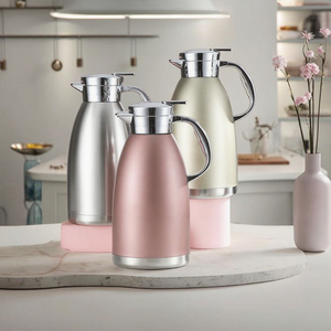 Mode populaire 304 acier inoxydable garder chaud <span class=keywords><strong>café</strong></span> et tasse à thé 2.3L isolation bouilloire enfants bouteille d'eau - Product Image 4