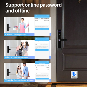 Smartek E908F 6068 Keyless Nhập Vân Tay Mật Khẩu RFID Thẻ Key Khóa Ứng Dụng Kỹ Thuật Số Sinh Trắc Học Ttlock Thông Minh Cửa Khóa - Product Image 3