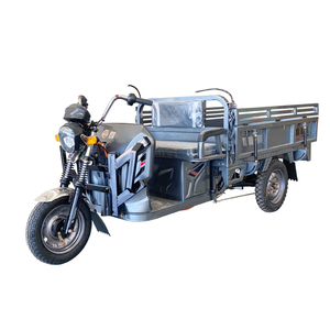 E-Trikes 3 Wheel Cargo Electric Tricycles Motorcycle Three Wheel Adult Cargo Tricycle With Passenger Seat and Open Cargo <b>Box</b> - Product Image 3