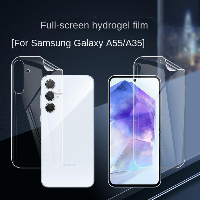 Applicable to Samsung Galaxy water gel soft film A17 ultra-thin A37 screen A57 screen A26 back A16 matte A06 anti-fingerprint