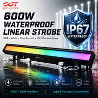Projecteur LED RGB à pixels étanches IP67 de 600W, type bande longue, pour spectacle musical et concert, qualité usine garantie