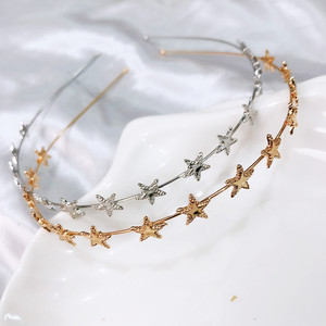 <span class=keywords><strong>Diadema</strong></span> <span class=keywords><strong>de</strong></span> Metal con <span class=keywords><strong>Estrella</strong></span> para Mujer, Accesorio para el Cabello, <span class=keywords><strong>Diadema</strong></span> Delgada <span class=keywords><strong>de</strong></span> Aleación, Moda, Venta Caliente - Product Image 2