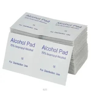 ISO/ CE certificated custom alcohol pads white alcohol swab pads in store for daily use