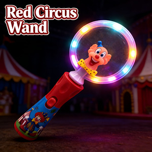Varita Giratoria LED con Forma <span class=keywords><strong>de</strong></span> Elefante <span class=keywords><strong>de</strong></span> Circo, Varita Luminosa con Temática <span class=keywords><strong>de</strong></span> Circo para Fiestas <span class=keywords><strong>de</strong></span> Carnaval - Product Image 3