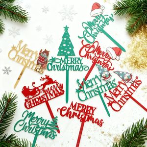 ของตกแต่งหน้าเค้กอะคริลิค รูปน้ำผึ้งและน้ำตาลหวาน สำหรับตกแต่งเค้กในวันคริสต์มาส - Product Image 1