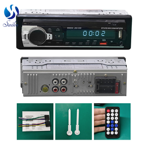 Saiho BT 12V in-Dash 1 DIN <span class=keywords><strong>FM</strong></span> Aux in Receiver SD <span class=keywords><strong>USB</strong></span> MP3 MMC WMA xe MP3 Stereo autoradio Máy nghe nhạc - Product Image 3