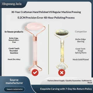 Rodillo de Masaje de Jade Afgano Rosa Xiuyu, Masajeador y Raspador con Función de Masaje Terapéutico y Opción de Logotipo Personalizado - Product Image 2