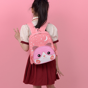 New Baby Kids Small Preschool <b>Backpack</b> Waterproof Zipper Closure Customized Eco Friendly Oxford Fashion Cute School Bag - Product Image 3