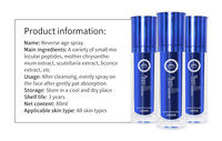 Soin de la peau de marque privée Gèle Spray jeunesse Anti-âge Rides Apaisant Réparation Problèmes de peau