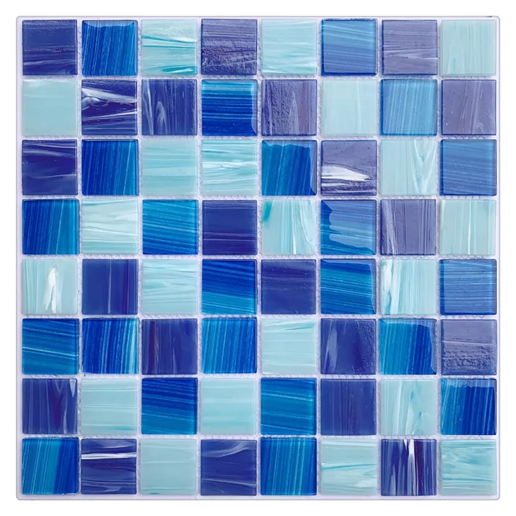 Azulejos de pared Fondo de vidrio Decorar Azulejo de mosaico de vidrio
