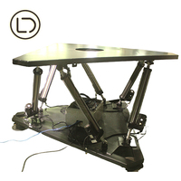 LeaderDream Fabricante profesional Película Motion 6DOF Simulador de vuelo Plataforma de movimiento 2000kg Plataforma 6DOF Plataforma PC