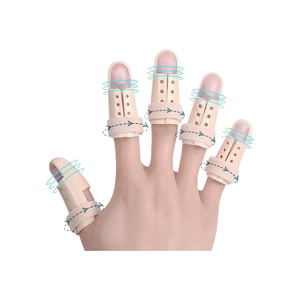 Attelle <span class=keywords><strong>de</strong></span> protection en alliage d'aluminium pour le doigt médian, stabilisatrice des extenseurs du doigt - Product Image 1