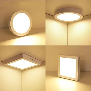 Pannello quadrato rotondo di alta qualità 18W a soffitto sottile montato a LED luce del pannello Home Office