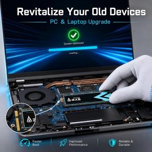 Améliorez votre stockage : SSD interne M.2 NVMe 2280 PCIe 3.0 1 To 2 To, compatible avec la plupart des cartes mères - Product Image 5