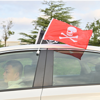Drapeau de pays en polyester à impression numérique de haute qualité, écologique et durable, pour capot moteur de voiture, option jeune