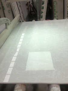 Đá Cẩm Thạch nhân tạo tấm đánh bóng đá cẩm thạch nhân tạo tuyết trắng slab đá Countertop sàn tường bên ngoài nhà cung cấp sản xuất - Product Image 2