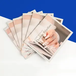 Brochure di carta morbida di fabbrica all'ingrosso rivista di stampa di libri di dimensioni e Design personalizzato per il servizio alla rinfusa