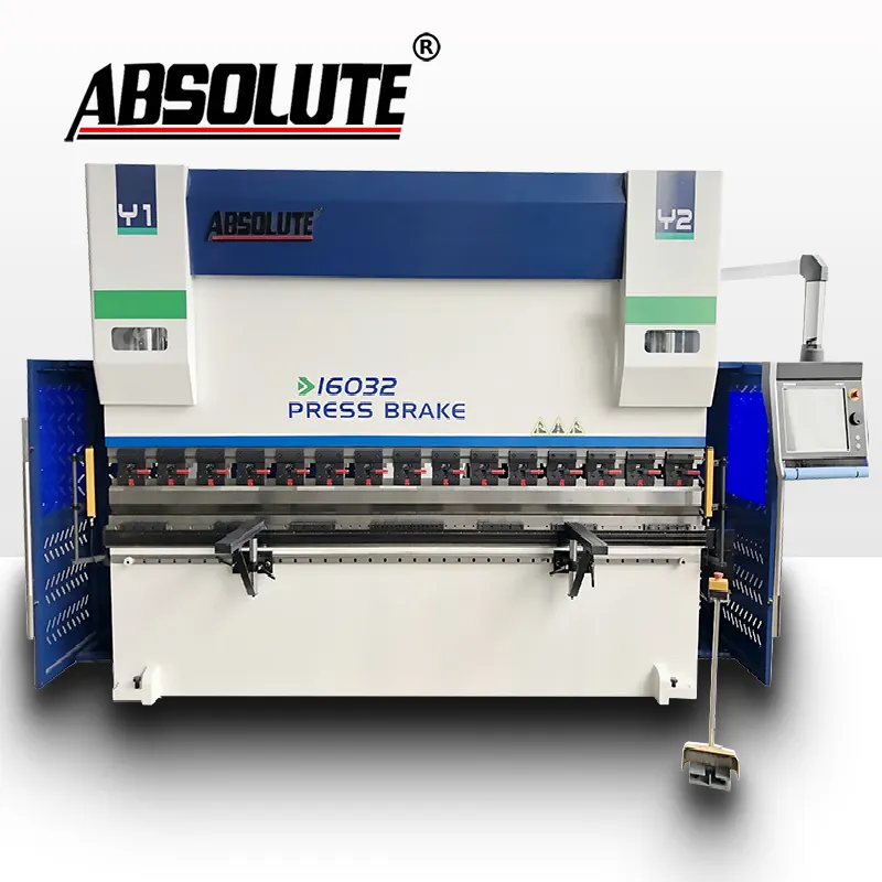 Servo Drive 63Ton3200mm CNC Press Brake Rail Vehicle Manufacturing Automatic Sheet Metal Bending Machine