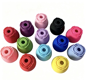 Vibratore a Forma di Rosa con Funzione di Suzione Clitoridea, 10 Modalità, Luminoso al Buio, per Donne, Vendita all'Ingrosso - Product Image 6