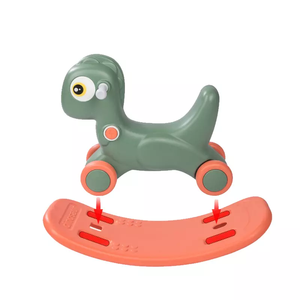 Jouet mignon pour enfants cheval à <span class=keywords><strong>bascule</strong></span> Chaise à <span class=keywords><strong>bascule</strong></span> Un jouet d'extérieur intérieur avec des roues qui peuvent glisser Balançoire et toboggan pour enfants - Product Image 2