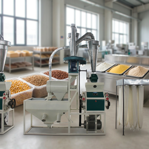 Moulin à <span class=keywords><strong>farine</strong></span> entièrement automatique en acier inoxydable (moulin à maïs) pour usage domestique, produit des farines de blé, de maïs et de riz - Product Image 2
