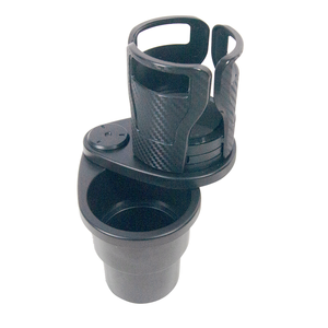 Adjustable ABS Car Cup Holder - Dual Beverage Holder for Drinks and Instant Noodles - Car Drink Organizer - Product Image 2