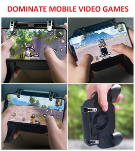 Nouvelle manette de jeu ergonomique avec volant de direction, ventilateur de refroidissement et batterie externe pour mobile/Android/iOS - Compatible <span class=keywords><strong>Call</strong></span> <span class=keywords><strong>of</strong></span> <span class=keywords><strong>Duty</strong></span> - Product Image 5