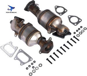 Yüksek akış katalitik konvertör değiştirme 2003-2007 Honda Accord 3.0L Odyssey 2005-2007 Ridgeline 2006-2008 3.5L 16450 16451 - Product Image 1