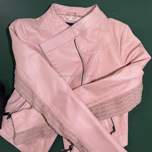 C10 95% б/у кожаное пальто высшего качества, оптовая продажа, разноцветная куртка в тюке, подержанная одежда, оптом - Product Image 3